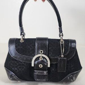 Coach Soho Mini Rhinestone-Encrusted Top Handle. The cutest ever!
